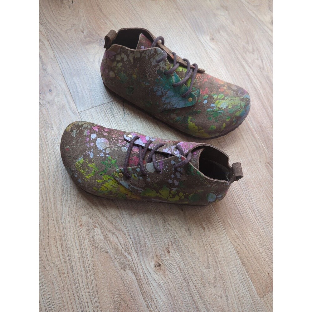 Birkenstock Dundee Chukka Paint Splatter Flower Crush RARE - Picture 7 of 16